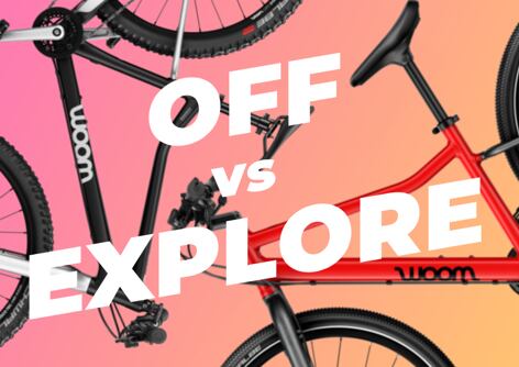 Woom Explore vs. Woom Off: srovnání dětských kol