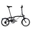 Skládací kolo Brompton C Line 4Speed, Black Matt