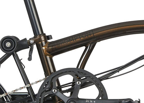 Skládací elektrokolo Brompton Electric C Line 12Speed, Black Lacquer/Black