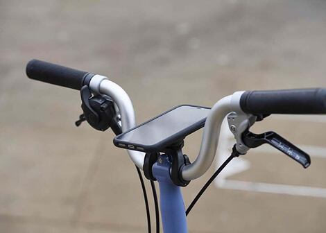Držák mobilu na kolo Brompton s univerzálním adaptérem