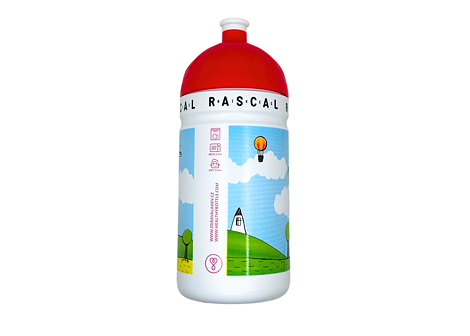Láhev na kolo Rascal, červená