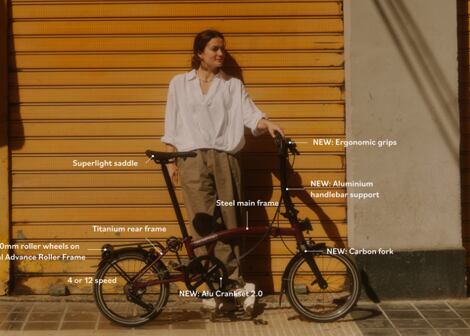 Skládací kolo Brompton P Line V2 12Speed, Palm Green