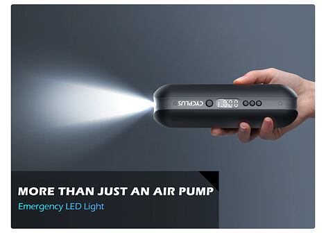 Výkonná elektrická pumpa na kolo