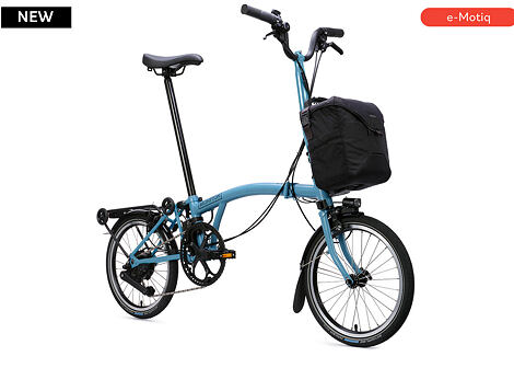 Skládací elektrokolo do města Brompton Electric C Line e-Motiq