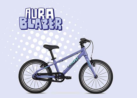 Dětské fialové kolo Fíha 16 Aura Blazer