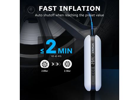 Výkonná elektrická pumpa na kolo