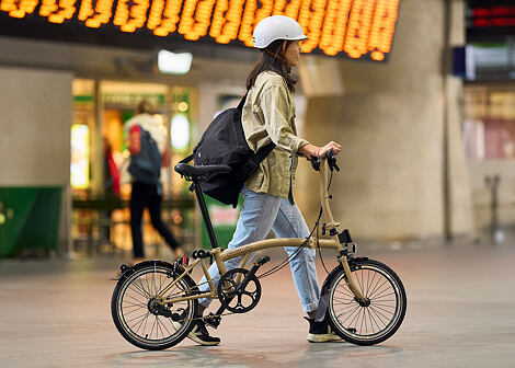 Městské skládací kolo Brompton C Line 4-Speed