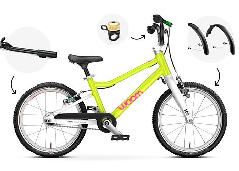 Dětské kolo 16" s převodovkou Woom GO 3 AUTOMAGIC Limited Edition