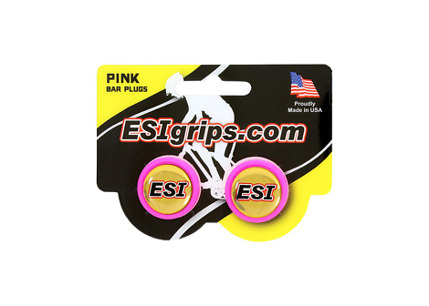 Koncovka do řídítek ESI Grips Bar Plugs pink