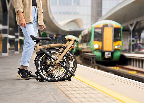 Městské skládací kolo Brompton C Line 4-Speed