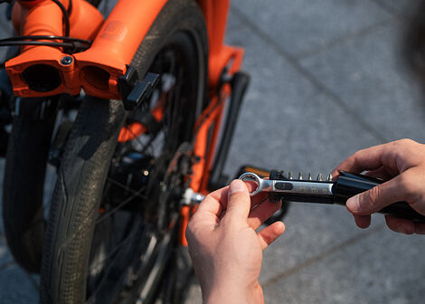 Brompton Toolkit pro G Line – integrovaná sada nářadí do rámu