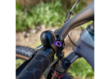 Zvonek na kolo Spurcycle Compact Bell, Black/Purple