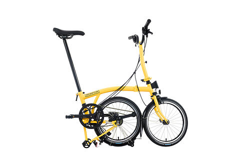 Skládací kolo Brompton C Line 12Speed, Yellow/Yellow