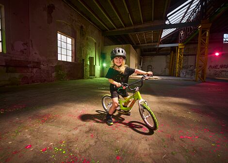 Dětské kolo Woom GO 2 Limited, Neon Lime