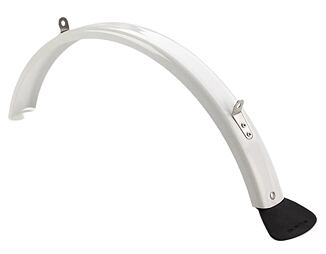Zadní blatník se zástěrkou Brompton Rear Mudguard Blade & Flap, R Version, Silver
