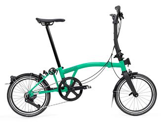Skládací kolo Brompton P Line V2 12Speed, Palm Green