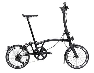 Skládací kolo Brompton P Line V2 4Speed, Matt Black