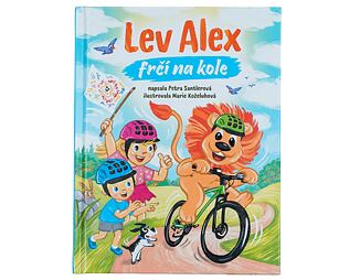 Kniha Lev Alex frčí na kole