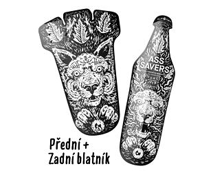 Přední a zadní blatník Ass Savers Mudder, Mad Wolf