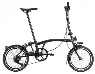 Skládací kolo Brompton P Line Urban, Midnight Black