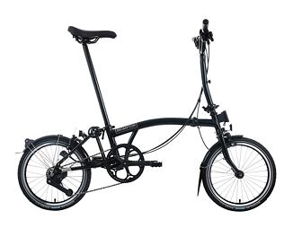 Skládací kolo Brompton C Line 4Speed, Black Matt