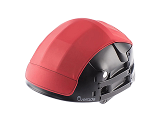 Pláštěnka skládací helmy Overade, červená
