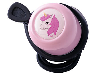 Zvonek na kolo Liix Scooter Pink Unicorn