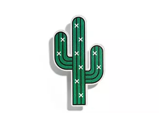 Reflexní samolepka na helmu Thousand, Cactus