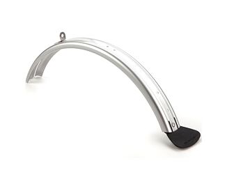 Zadní blatník se zástěrkou Brompton Rear Mudguard Blade & Flap, L Version, Silver
