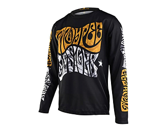 Dětský dres Troy Lee Designs Flowline LS, Tripper Black