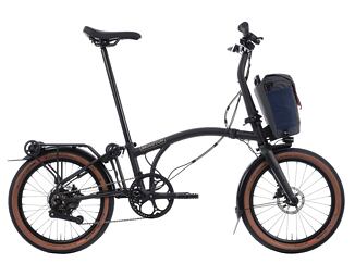 Skládací elektrokolo Brompton G Line Electric e-Motiq Space Black