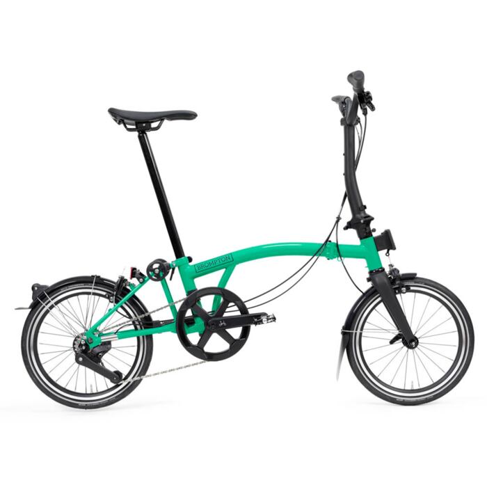 Skládací kolo Brompton P Line V2 12Speed, Palm Green