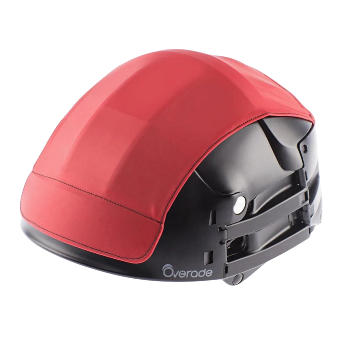 Pláštěnka skládací helmy Overade, červená