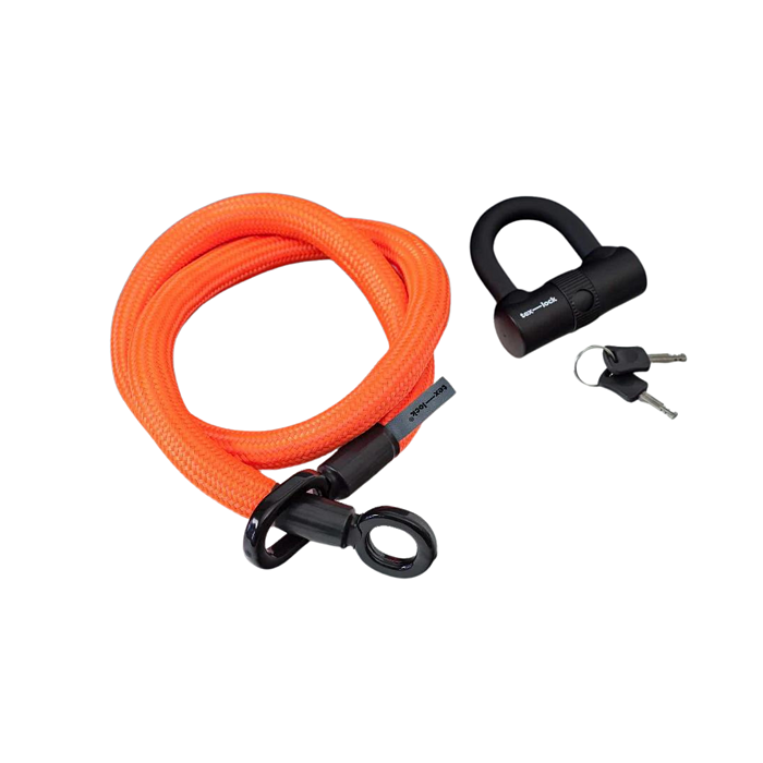 Zámek Tex-lock + U-lock, oranžová