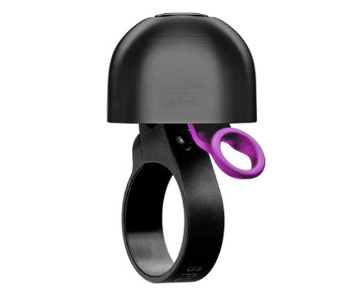 Zvonek na kolo Spurcycle Compact Bell, Black/Purple