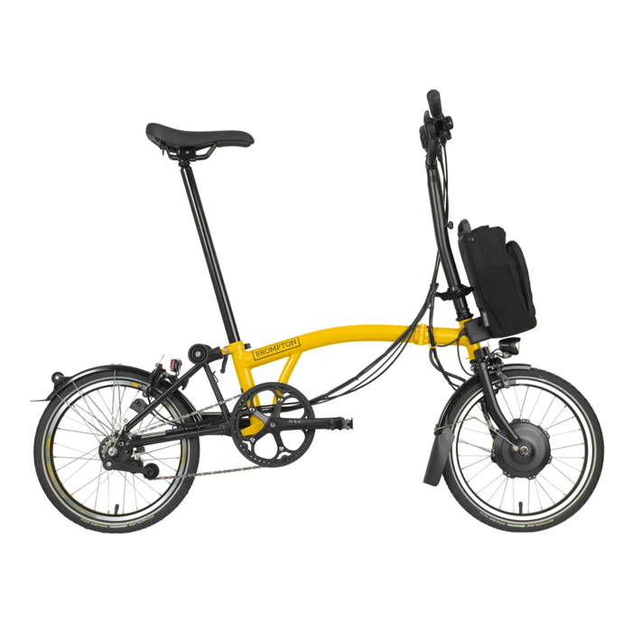 Brompton Electric C Line 12Speed, Yellow/Black