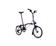 Skládací kolo Brompton C Line 12Speed, Amethyst Lacquer/Amethyst Lacquer