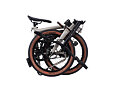 Skládací kolo Brompton G Line Traildust White + Rack/Mudguards