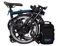 Skládací elektrokolo Brompton Electric C Line, Ocean Blue/Black