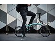 Skládací kolo Brompton C Line jednobarevné black edice, Racing Green