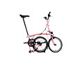Skládací kolo Brompton C Line 12Speed, Flamingo Pink/Flamingo Pink