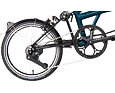 Skládací elektrokolo Brompton Electric C Line, Ocean Blue/Black