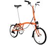 Skládací kolo Brompton C Line jednobarevné, Orange