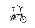 Skládací kolo Brompton C Line 4Speed, Black Matt