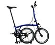 Brompton P-line Explore Black Edition, Bolt Blue