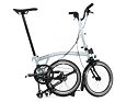 Brompton P-line Explore Black Edition, Lunar Ice