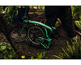 Skládací elektrokolo Brompton C Line Electric 4Speed e-Motiq, Palm Green