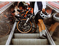 Skládací elektrokolo Brompton G Line Electric e-Motiq Traildust White
