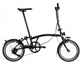 Skládací kolo Brompton P Line Urban, Black