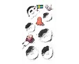 Blatníky na dětské kolo Bumbinos Splash Pack, Cosmic Boulder
